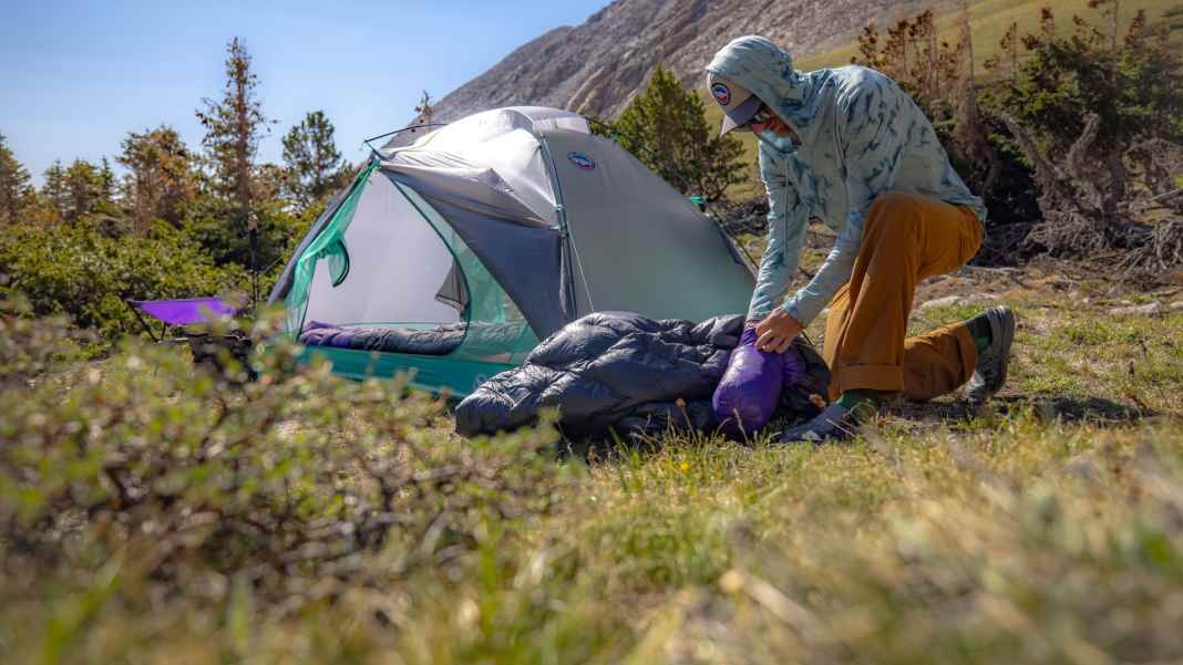 Bikepacking-Unterkunft leicht und handlich