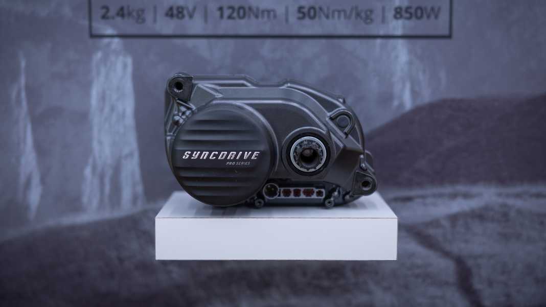 Lightweight e-bike motor with 120 Nm and 850 watts