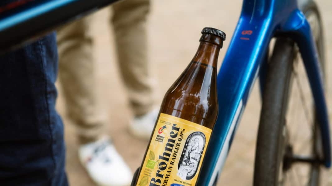 Bier trinken für den deutschen Radsport