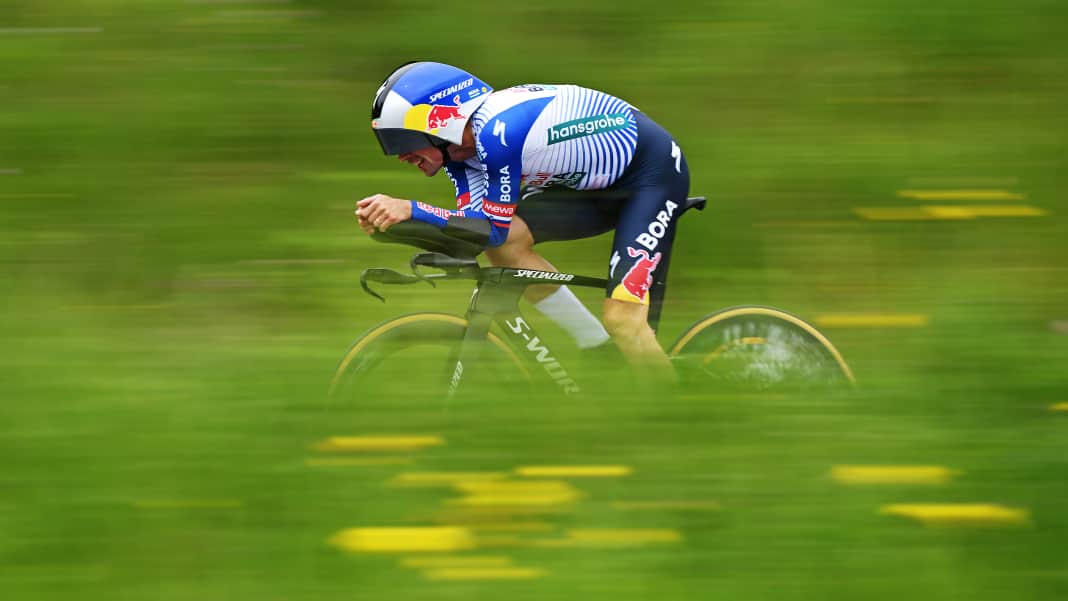 Primož Roglič bei Teamzeitfahr-Training