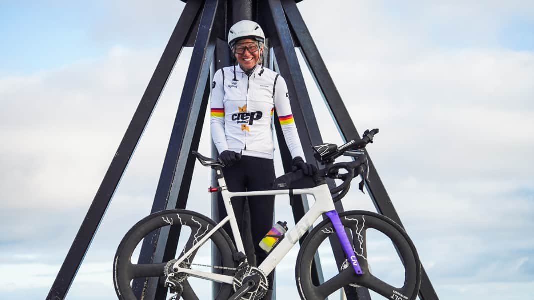 Schnellster Radfahrer durch Europa? Eine Frau