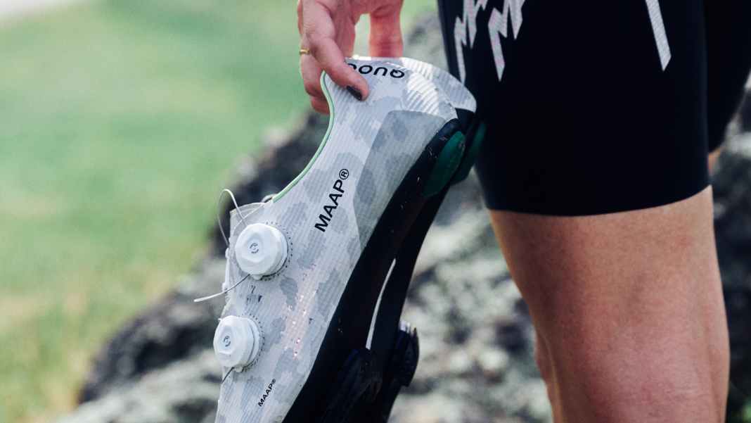 MAAP x QUOC M3 Pro Leopard road bike shoe - it stands out