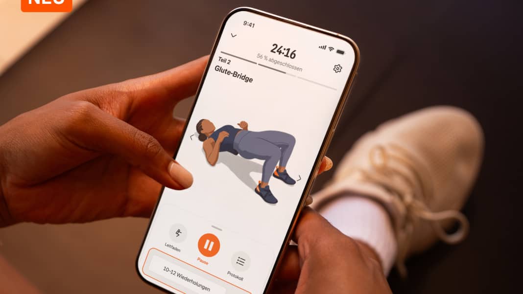 Guided workouts with live tracking