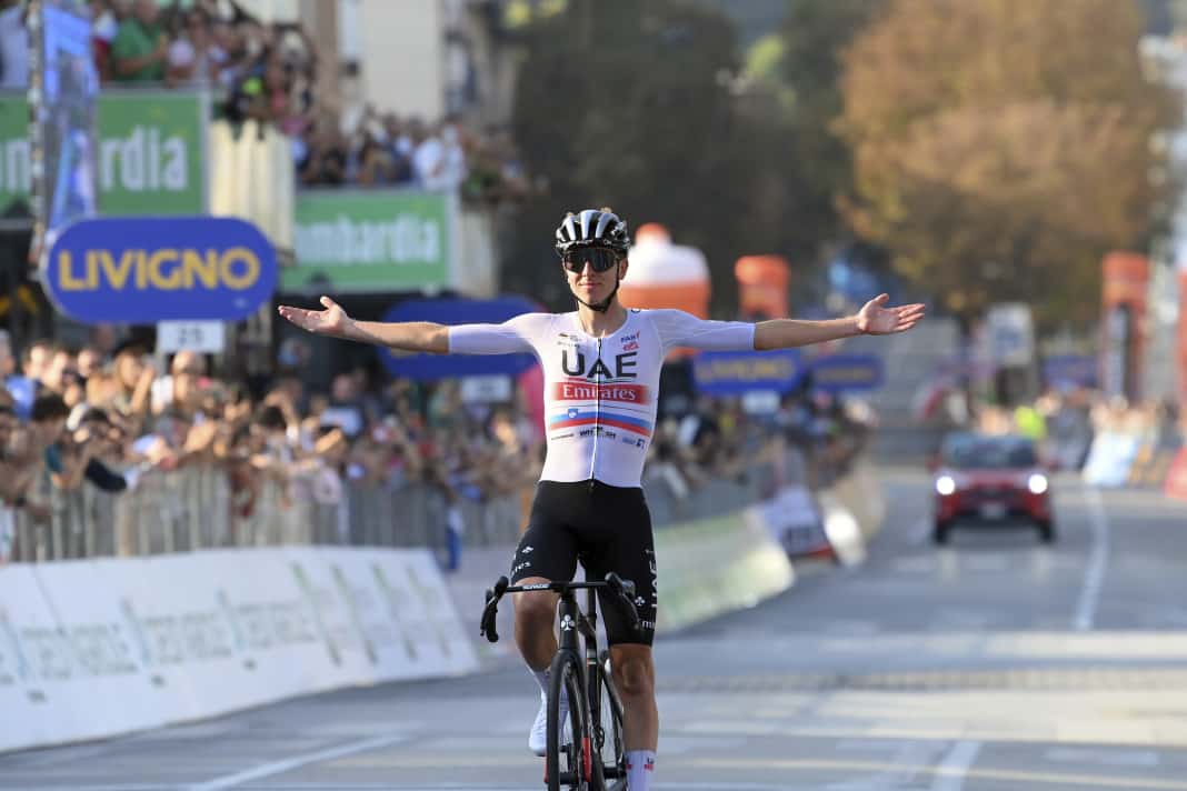 Pogacar gewinnt wieder die Lombardei-Rundfahrt