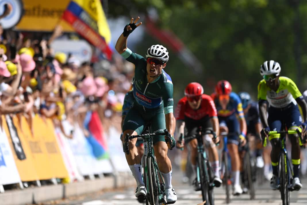 Triple für Philipsen - Cavendish muss auf Rekord warten