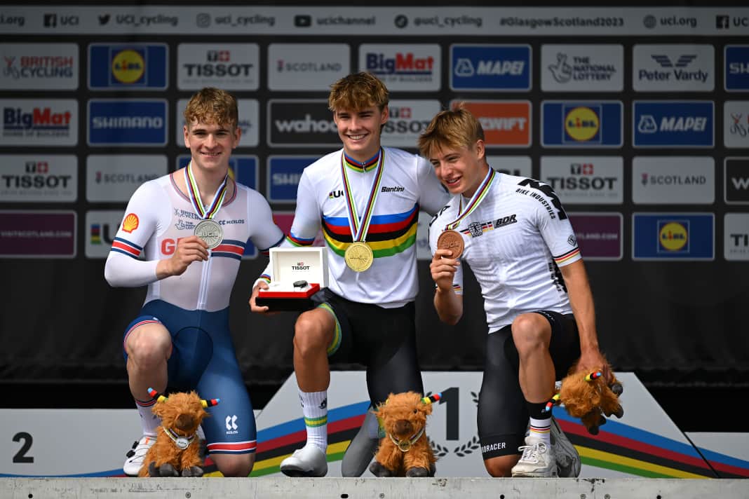 Erste Medaille für Wiggins' Sohn - Leidert auf Platz drei