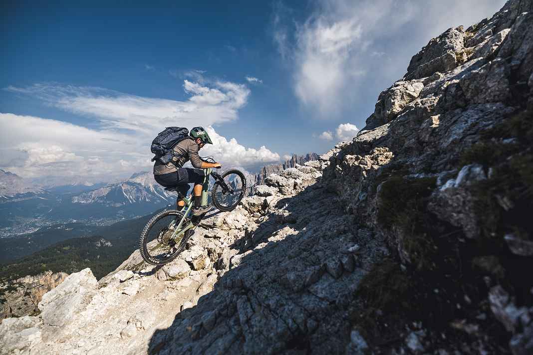 MTB-Tour auf die Nuvolau-Hütte