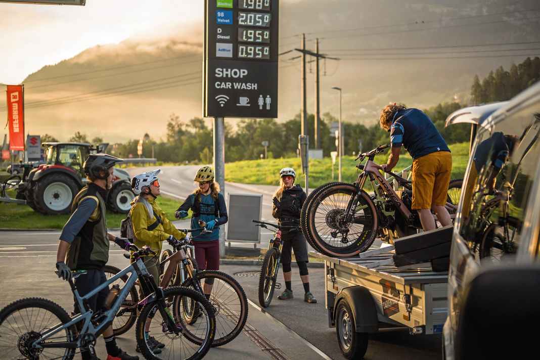 So kommen Sie nach der Transalp am besten nach Hause