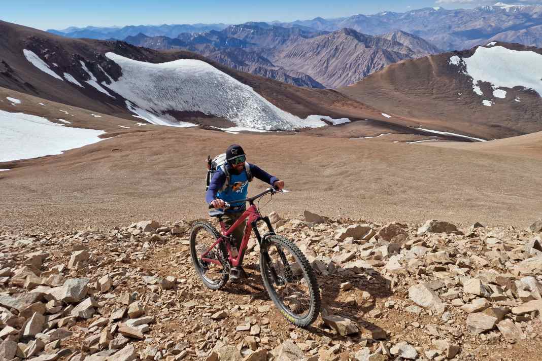 Cerro Mercedario: Downhill von 6770 m Höhe