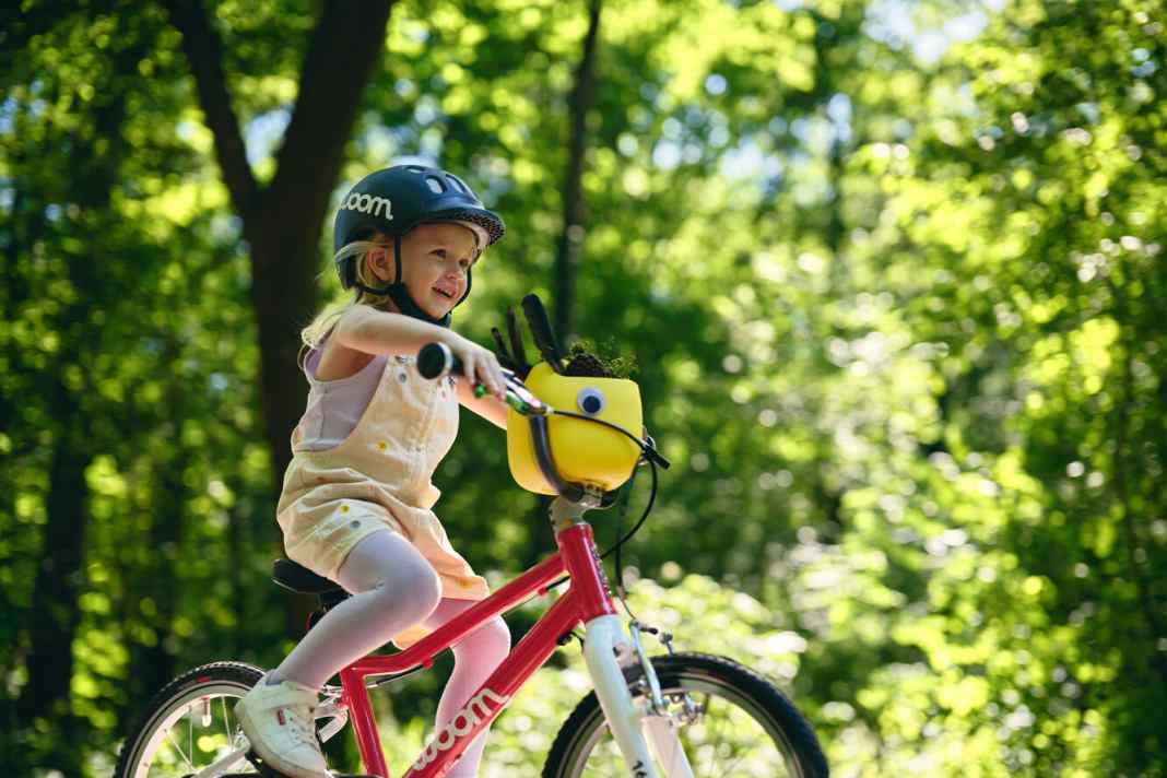 Das Körbchen für die Kinderfahrräder von Woom