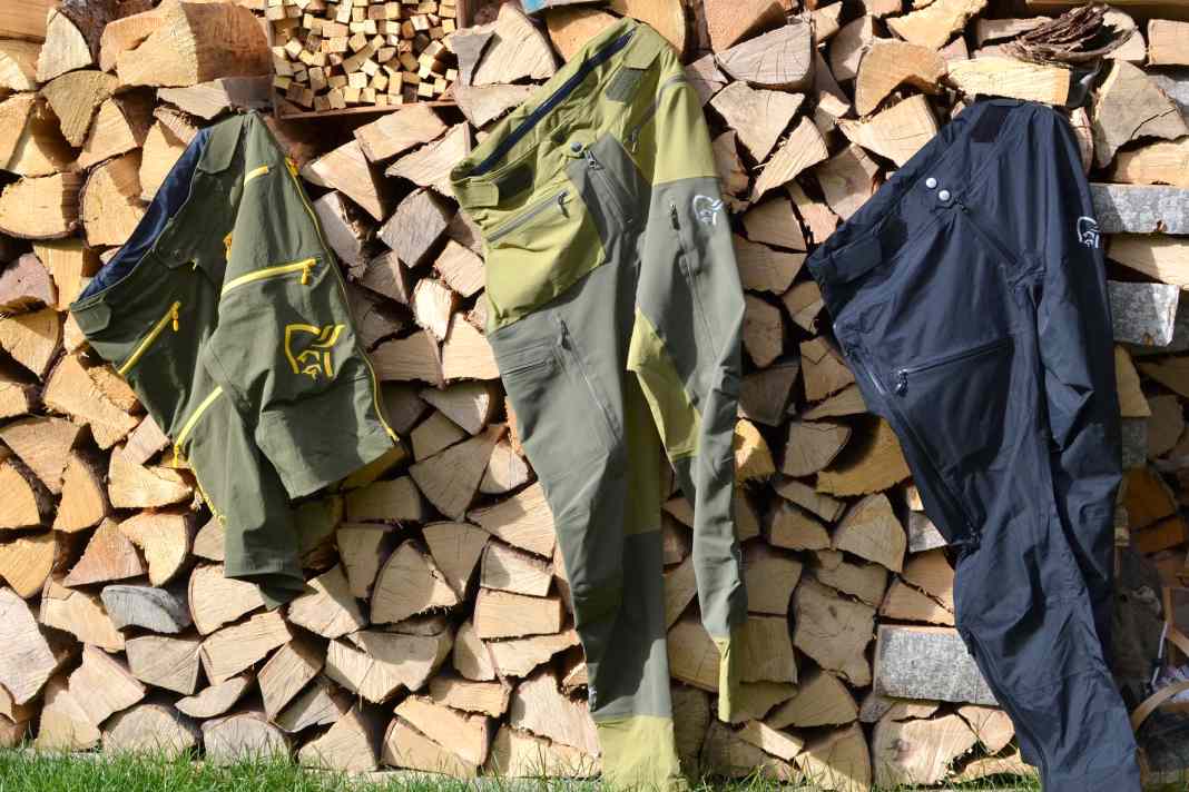 Norwegische MTB-Hosen, Regenjacke und Shirts im Test