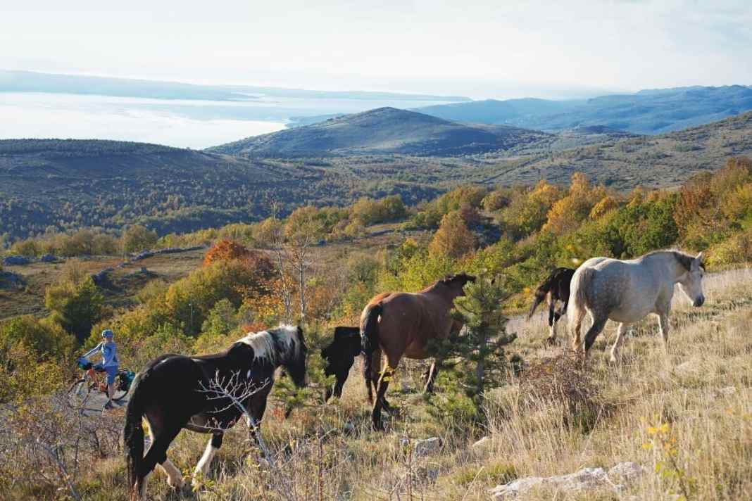 Radtour durch das Kroatische Bergland