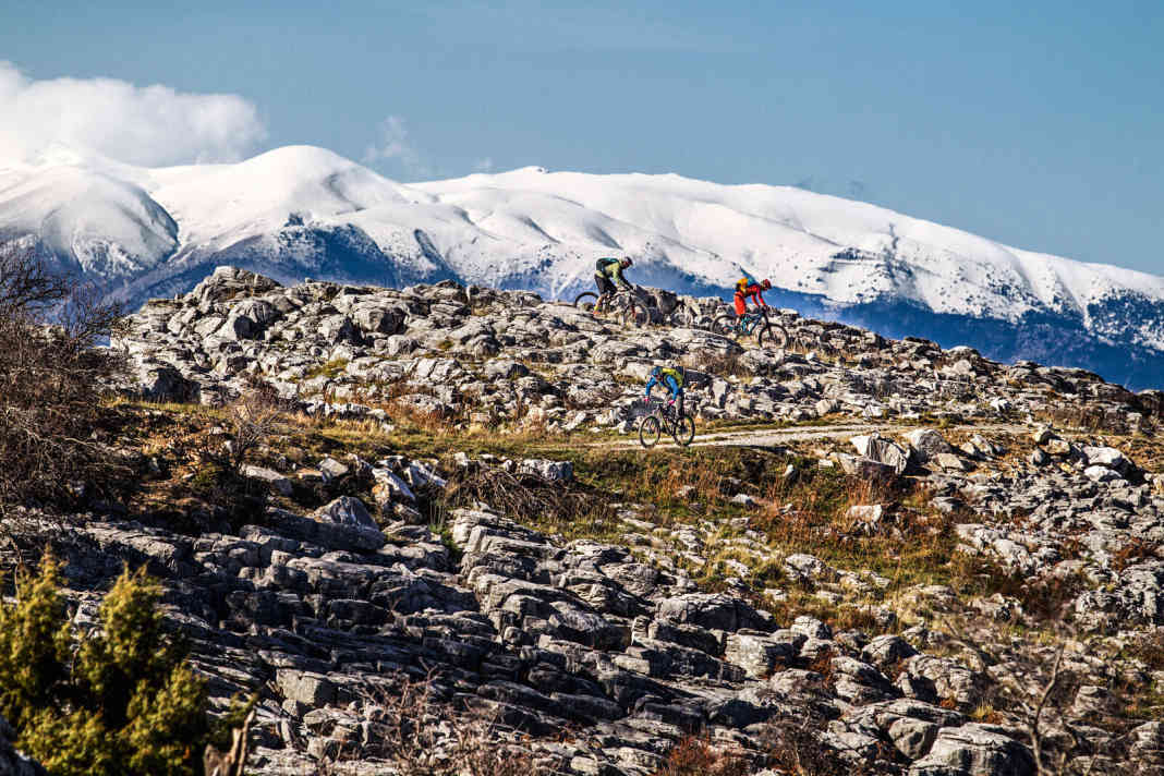 Mountainbike-Abenteuer am Olymp