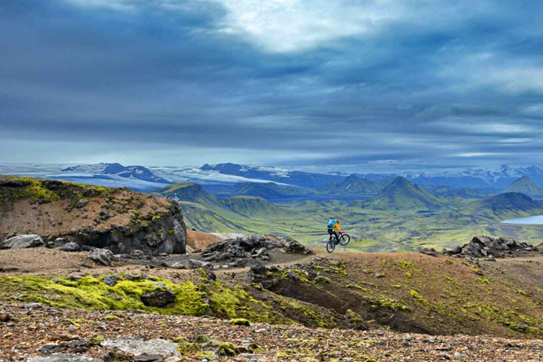 Auf dem Laugavegur Trekking-Pfad