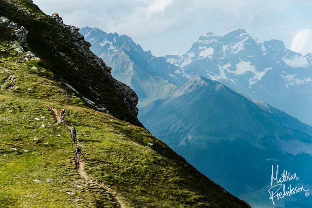 Gigantenrunde auf dem Mountainbike im Aostatal