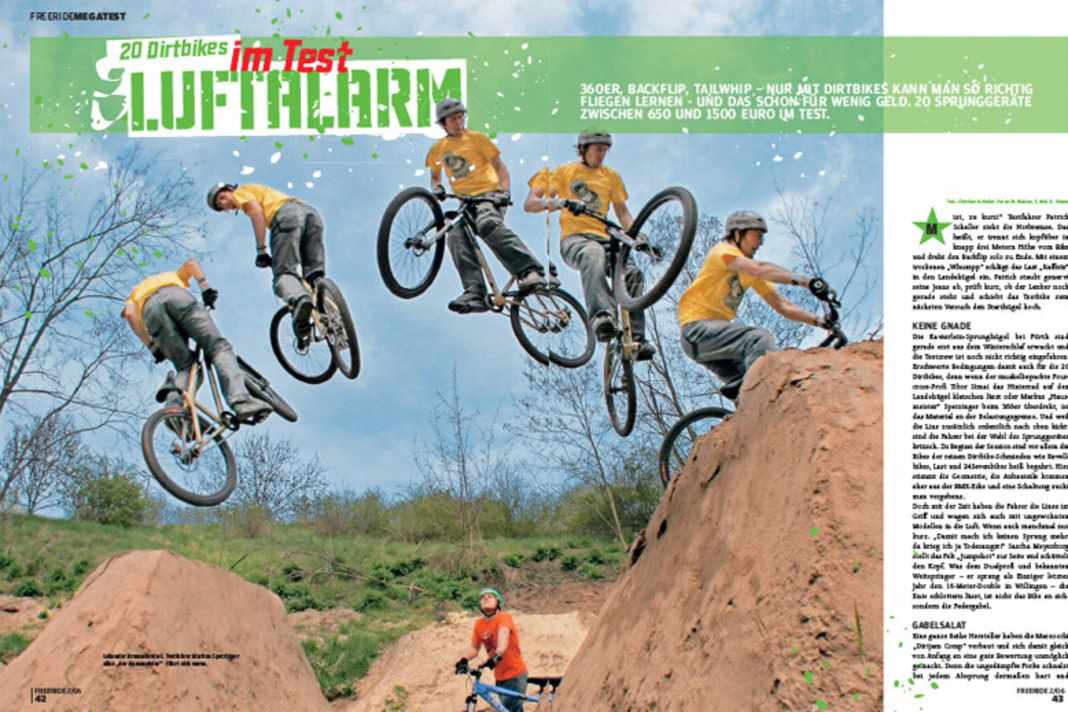20 dirt bikes