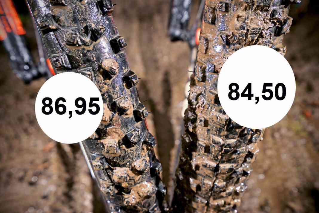 MTB-Reifen Maxxis Rekon gegen Michelin Wild Mud im Test