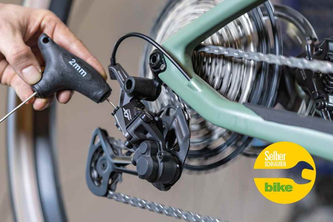 Shimano 1x12-Gangschaltung einstellen