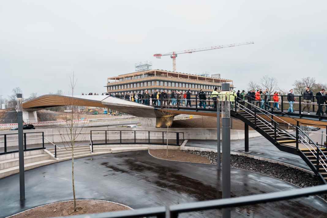 Franklin-Steg verbindet zwei Stadtteile
