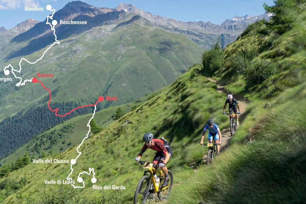 Etappe 4 der Juiläumsroute zum Nachfahren