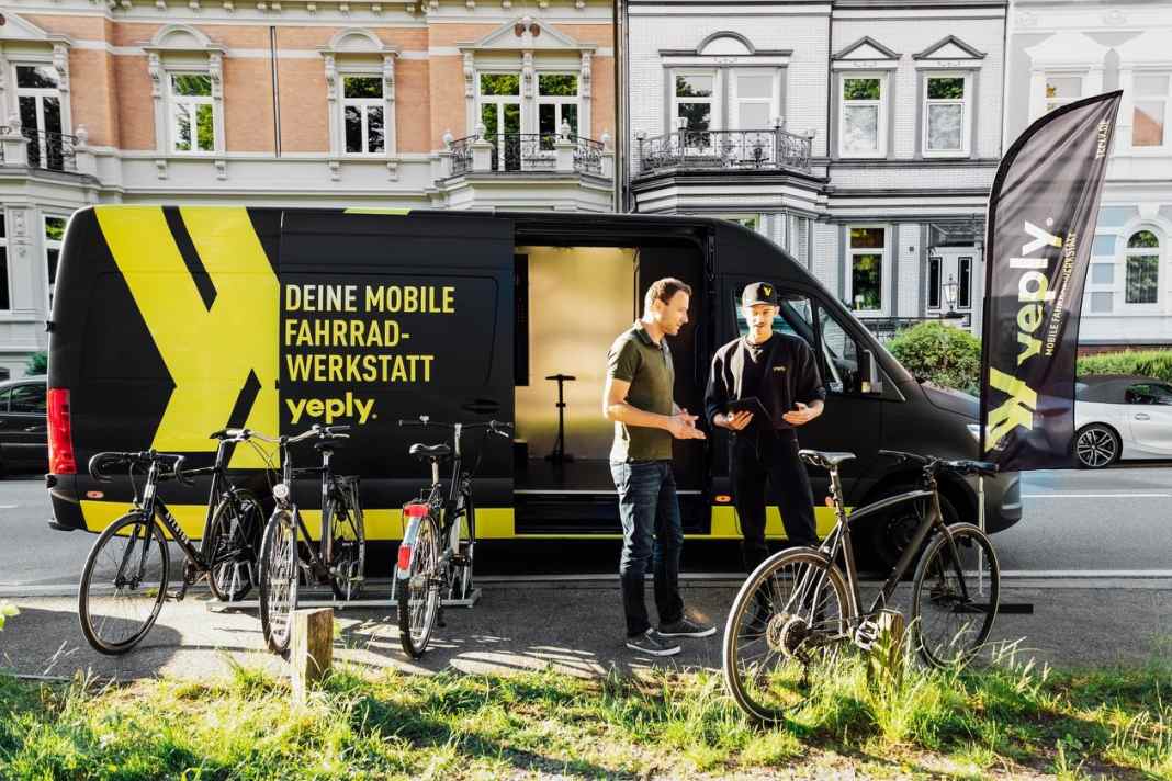 Mobiler Fahrrad-Wartungsdienst expandiert
