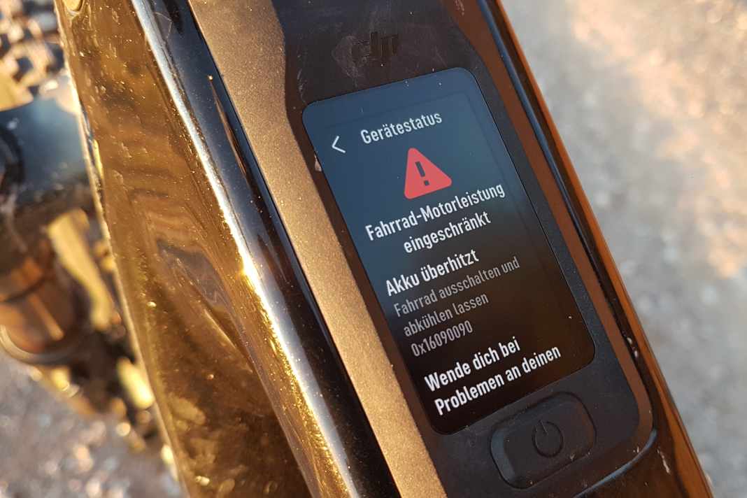 Die wichtigsten Fehlercodes bei Akku und Motor