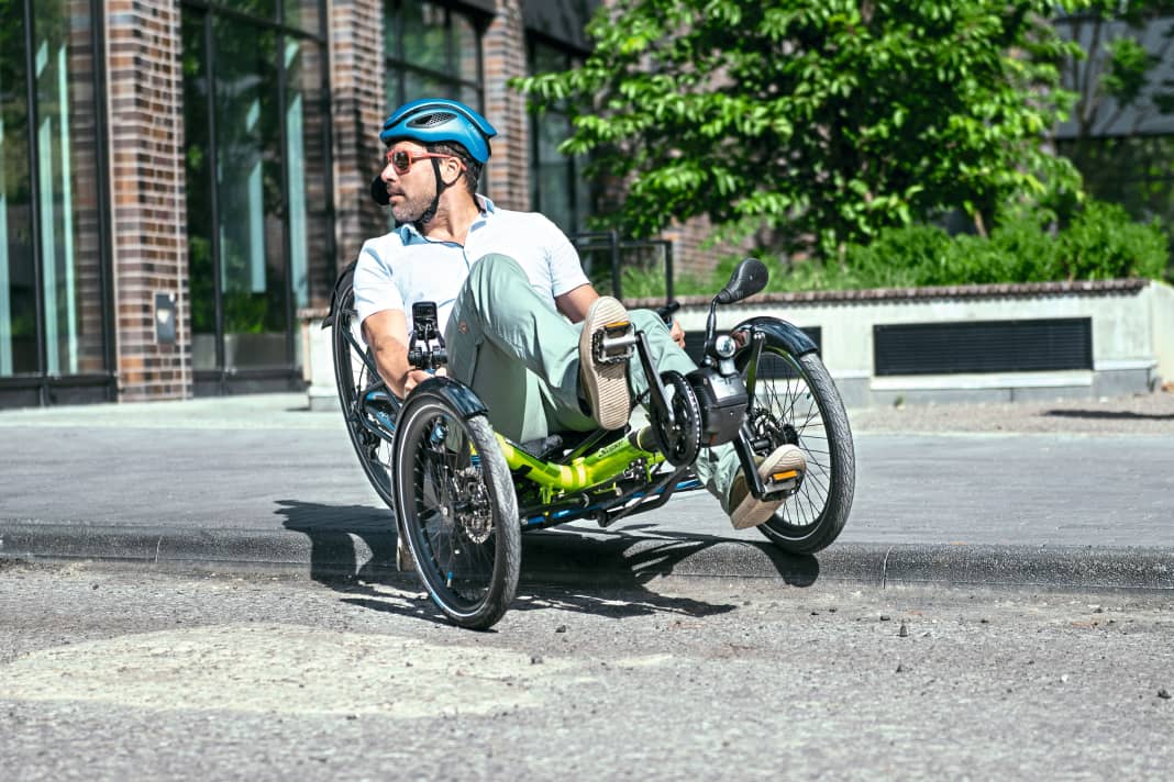 Sportliches Liege-Trike von HP Velotechnik im Test