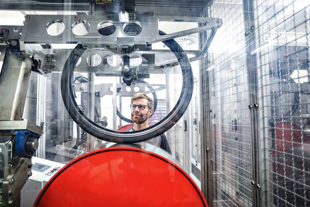 DT Swiss baut die Laufräder für unser Europa-Mountainbike