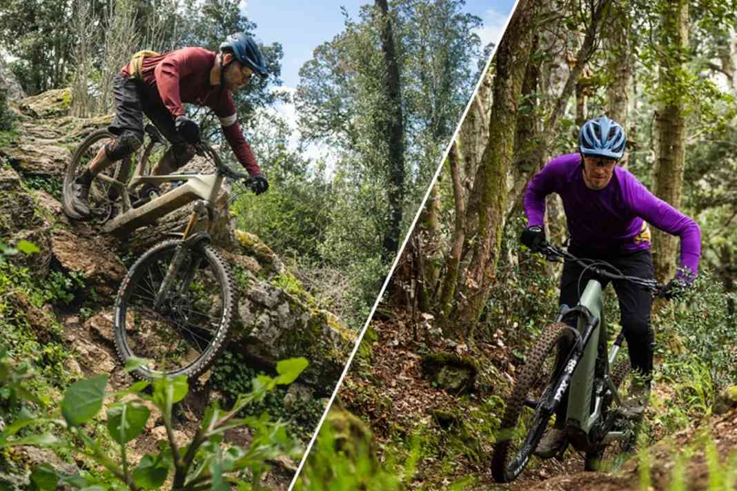 Die zwei Gravity-E-Bikes von Canyon im Vergleich