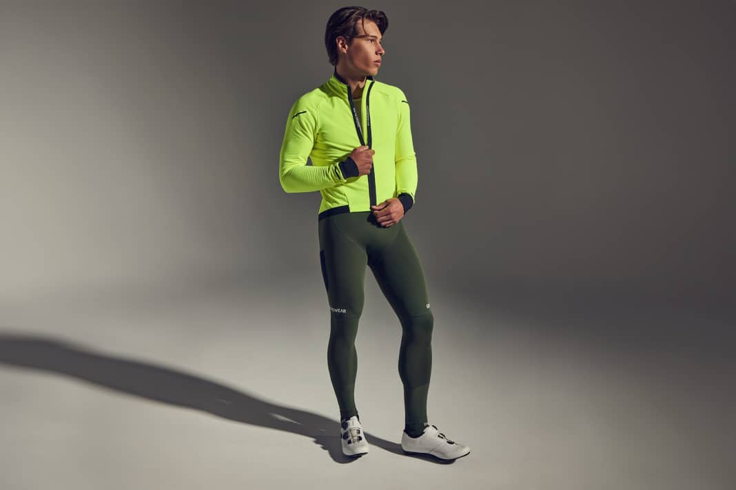 Warme Fahrradjacke und Hose von Gorewear für kalte Tage