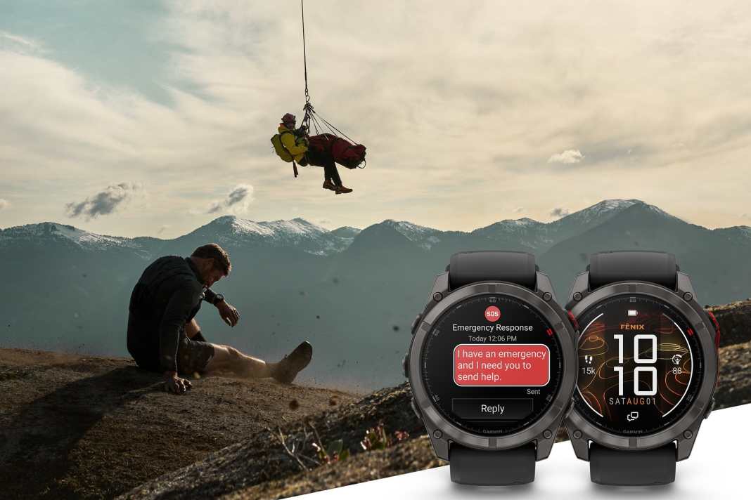 Die neue Fenix 8 Pro funkt Notrufe auch ins All