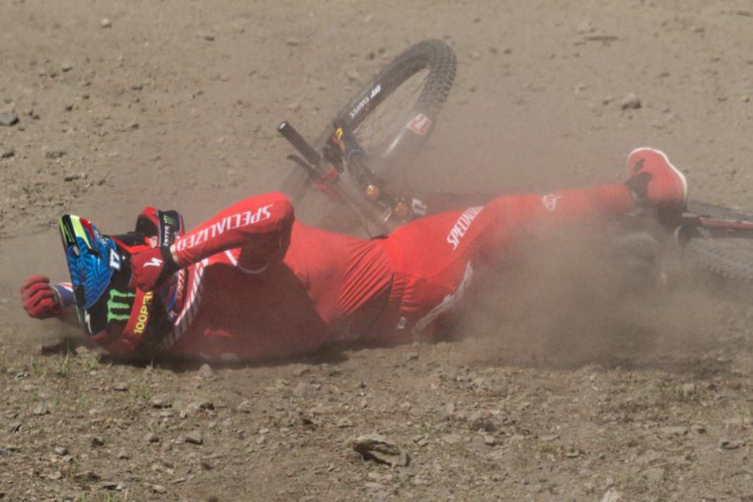 Airbags spotted at the Mountain Bike World Cup
