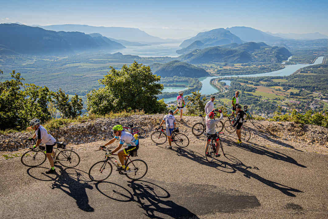Freie Fahrt fürs Fahrrad - auf dem Col du Grand Colombier
