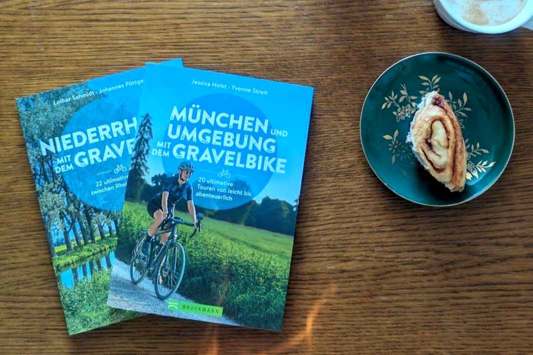 Zwei Bücher mit Touren fürs Gravelbike rund um München und am Niederrhein