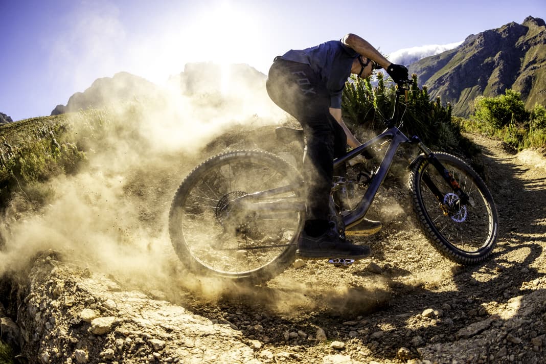 MTB-Trails brettern bis die Luft brennt
