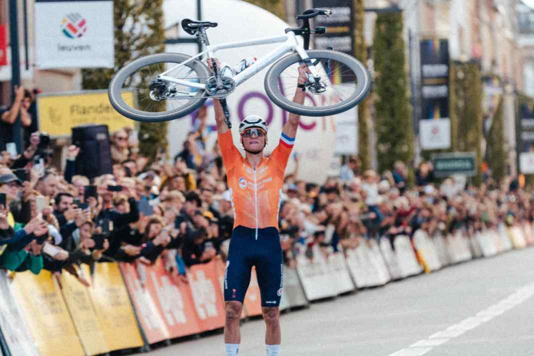 The gravel bike of world champion Mathieu van der Poel