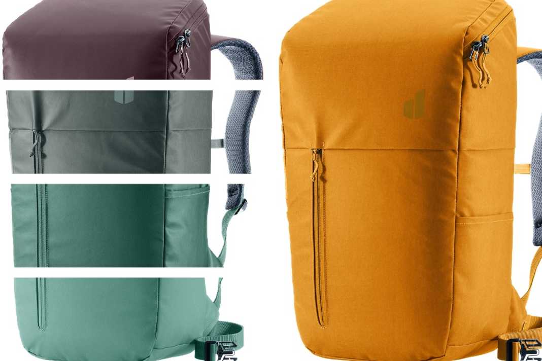 Nachhaltiger Rucksack aus Produktionsüberschüssen