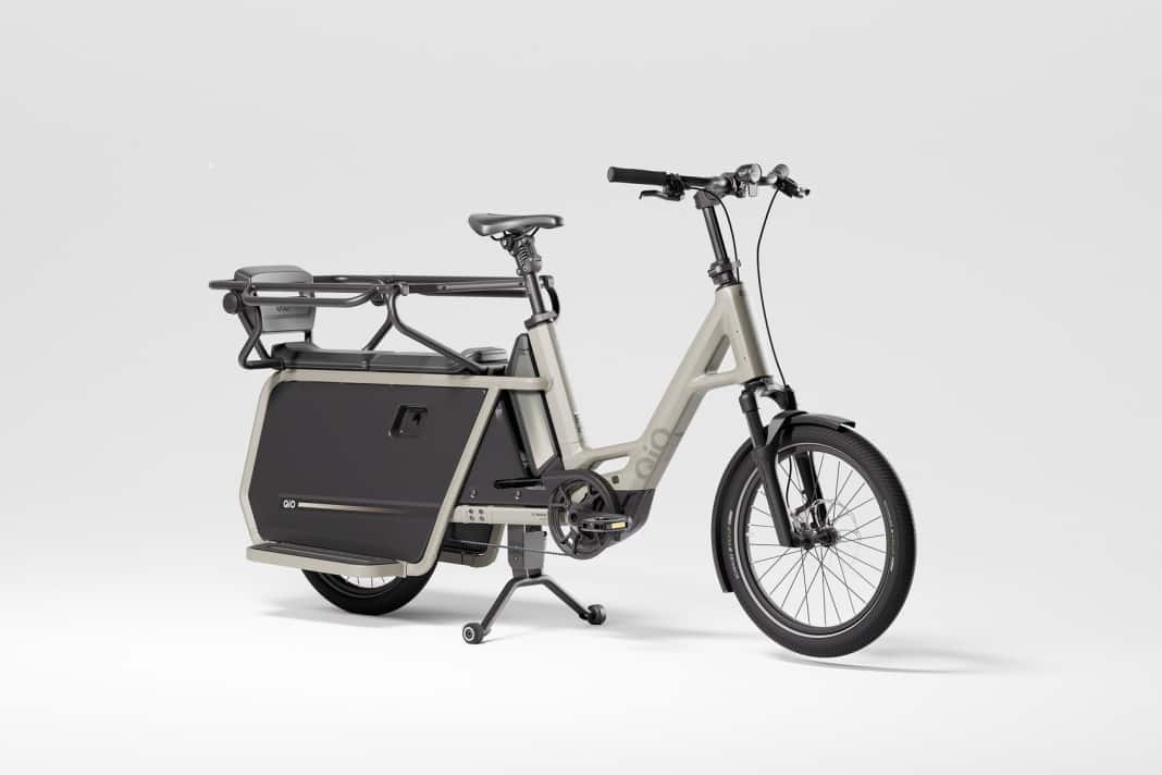 Longtail-Cargobike mit 20-Zoll-Rädern für Familien
