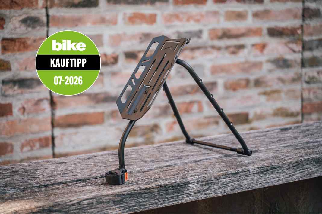 Off-road luggage rack for heavy loads