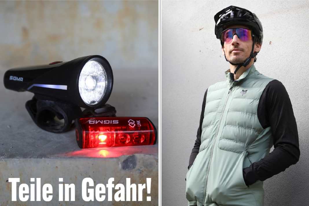 Warm & hell - MTB-Weste & Beleuchtung im Dauertest