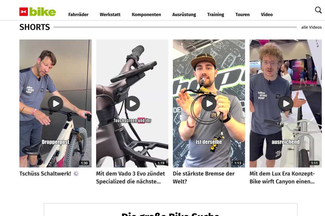 The new BIKE Video Hub is now online!