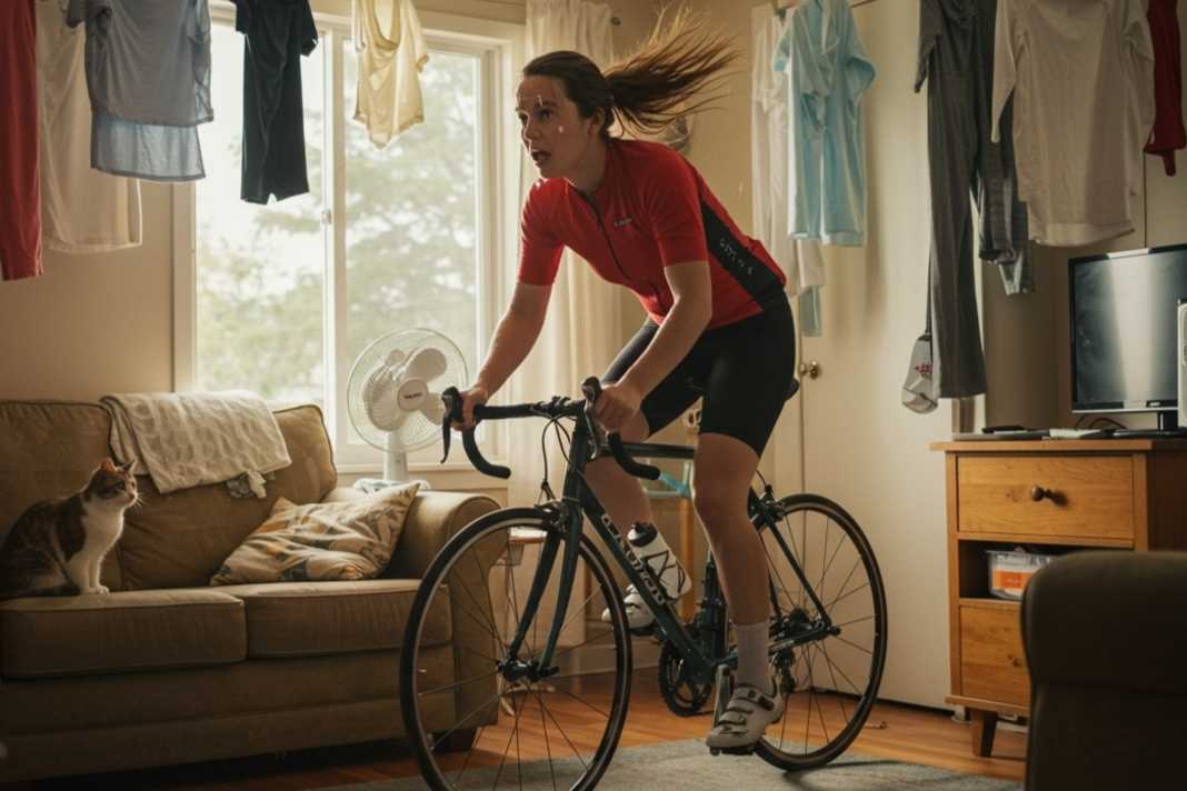 Günstiges Setup für Indoor-Cycling