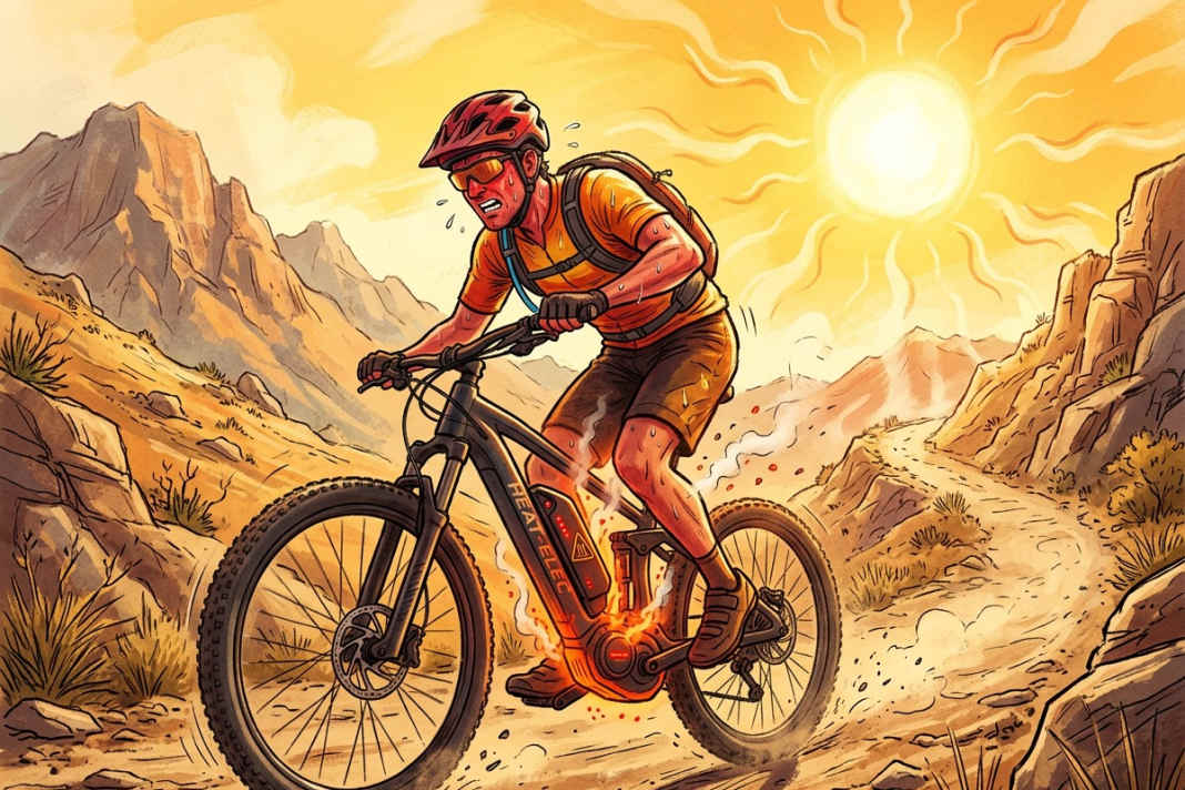 Was E-Biker im Hochsommer beachten müssen