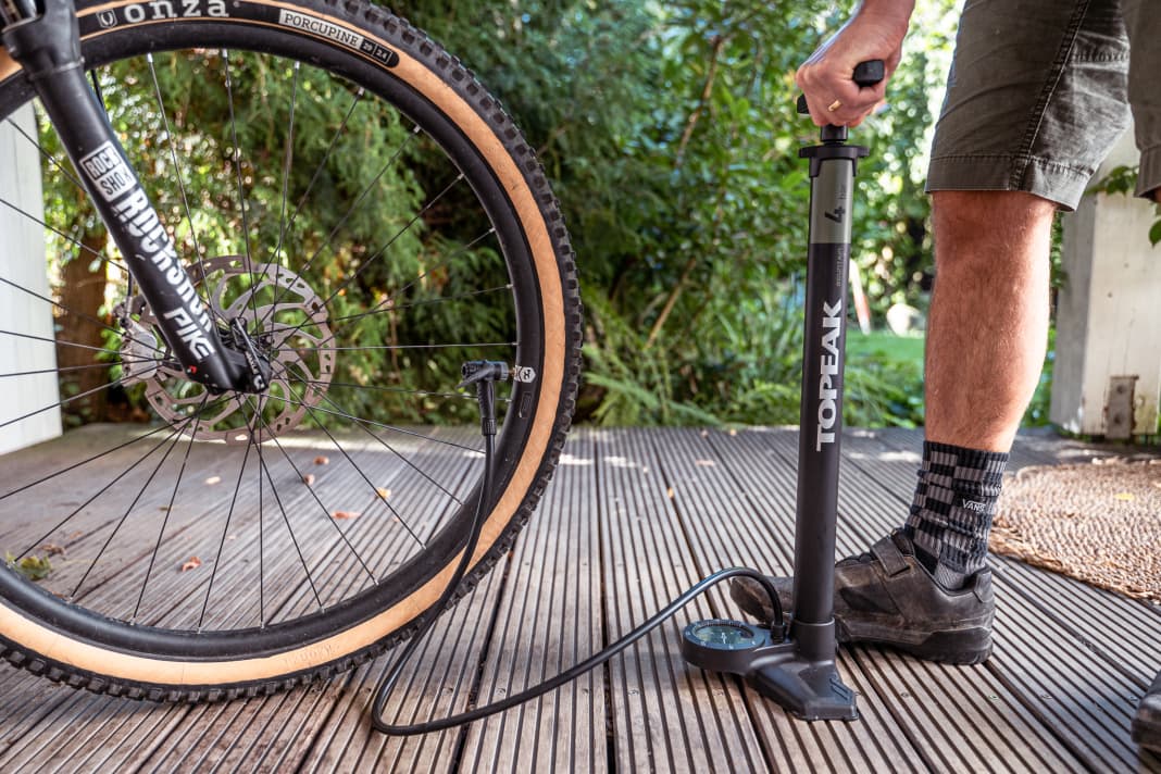 Preiswerte Luftpumpe für Mountainbikes