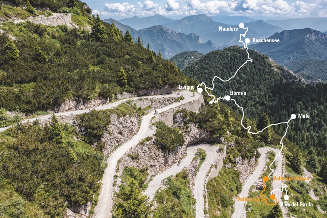 Etappe 6 der Jubiläumsroute zum Nachfahren