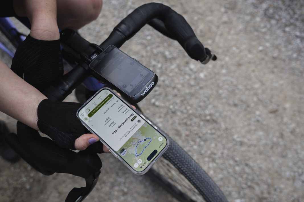 Route während der Fahrt auf Wahoo ELEMNT Radcomputer anpassen