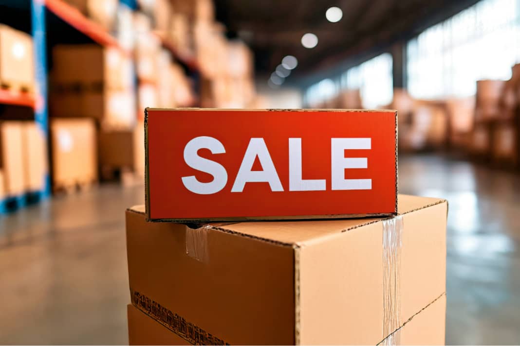 Full warehouses and big discounts