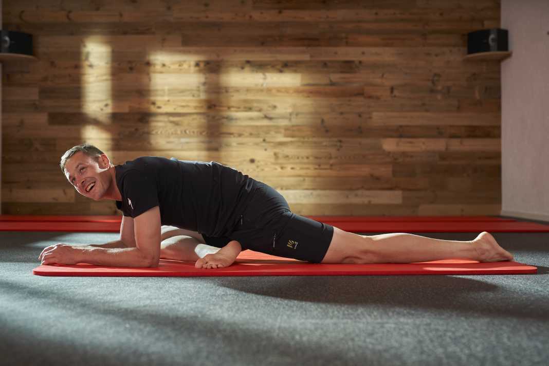 Stretching mit Marcus Burghardt