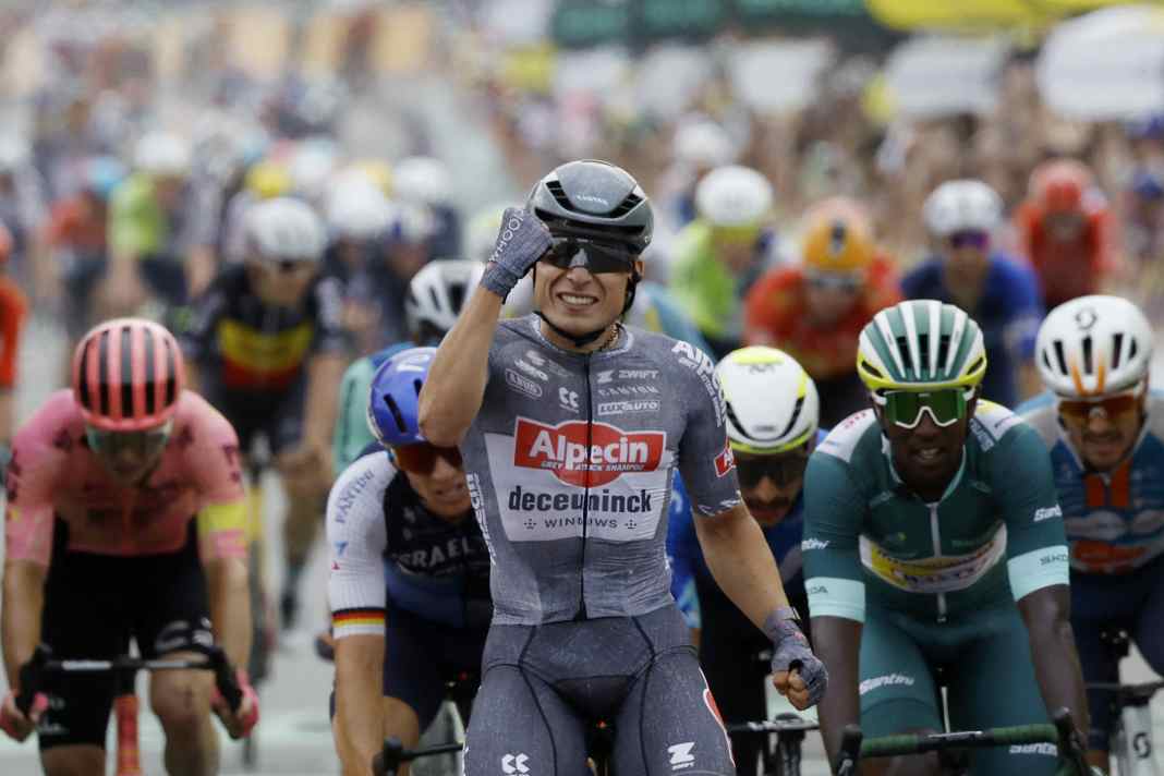 Philipsen gewinnt Bummeletappe, Ackermann Dritter