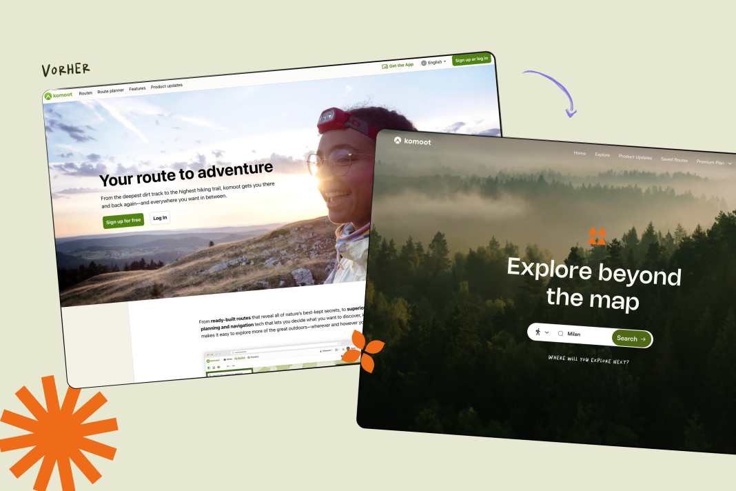 Einfacher, bildgewaltiger besser? Das Komoot-Update